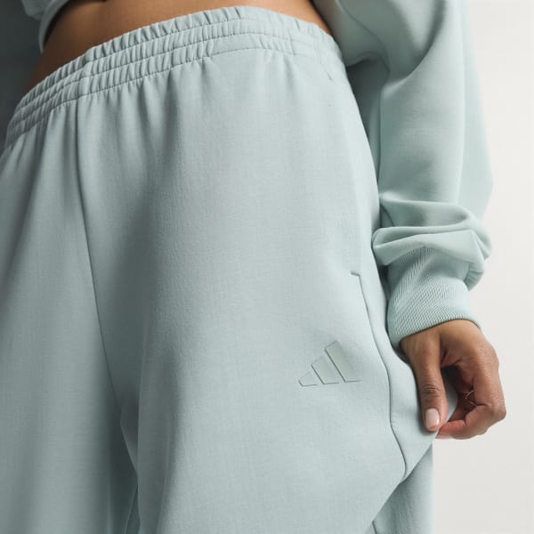 Groen SOFT LUX STRAIGHT LEG BROEK