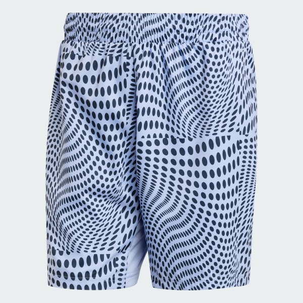 Blue Club Graphic Tennis Shorts