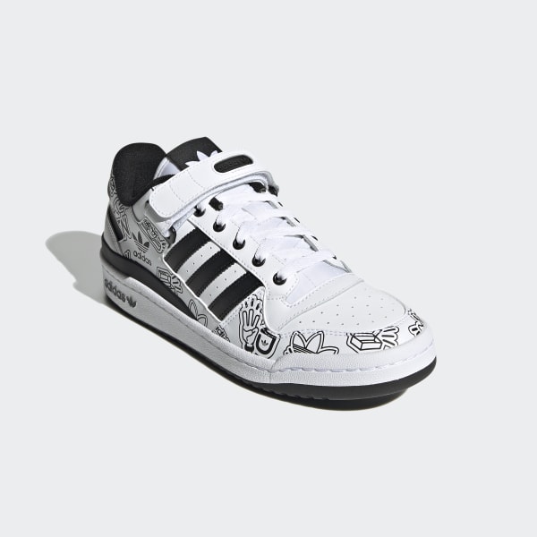 Blanco Zapatillas Forum Low