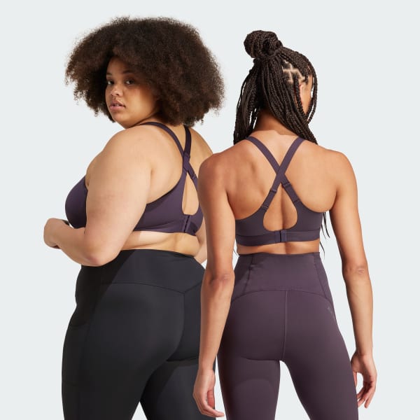 Morado Top Deportivo TLRD Impact Luxe Training Soporte Alto