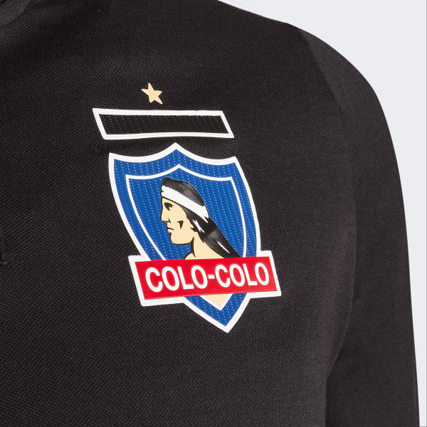 Polera con Cuello Colo Colo Negro adidas adidas Chile