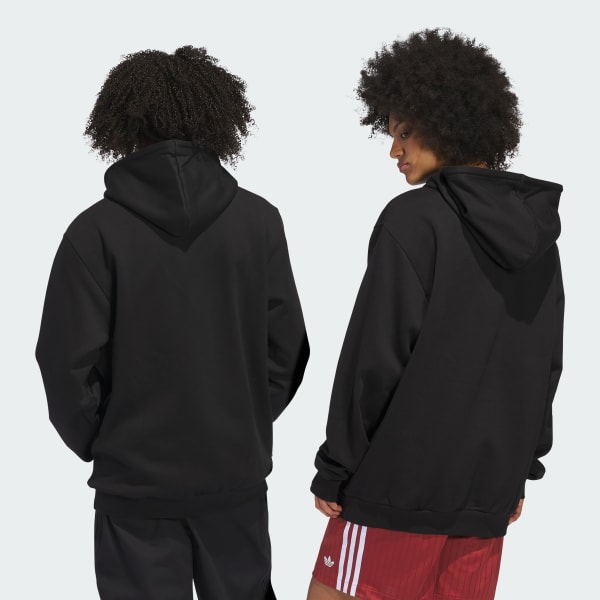 adidas 4.0 Logo Hoodie (Gender Neutral) - Black | Free