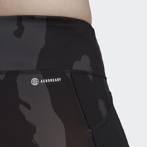 Sort adidas x Thebe Magugu Tennis New York 7/8 Plus Size tights MLQ38
