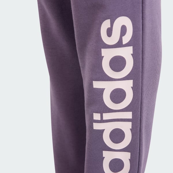 Violet Pantalon logo linéaire Essentials