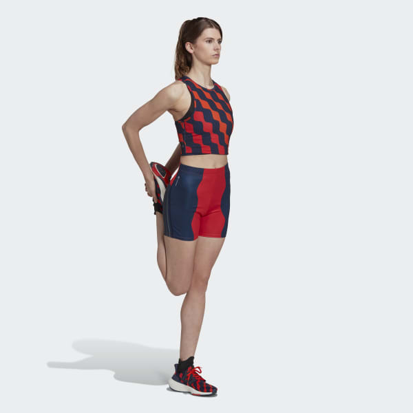 Orange adidas x Marimekko Train Icons Print tanktop VT793