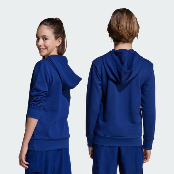 Azul Polerón con Capucha Essentials Niños