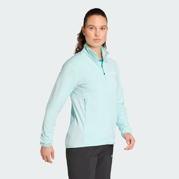 Turquesa Chaqueta técnica de tela fleece con cierre frontal Terrex Multi CLIMAWARM
