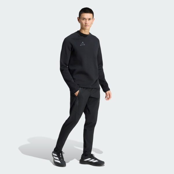 Preto Sweatshirt Real Madrid Tiro Travel Crew