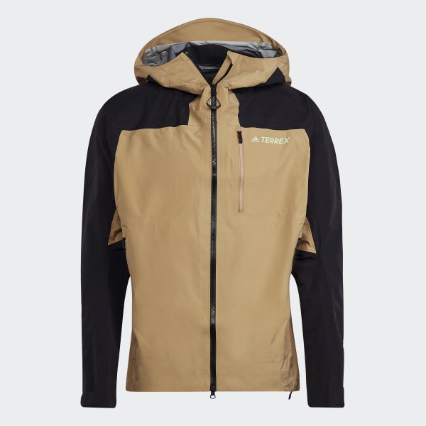 Beige Terrex Techrock GORE-TEX PRO Regnjakke JEV63