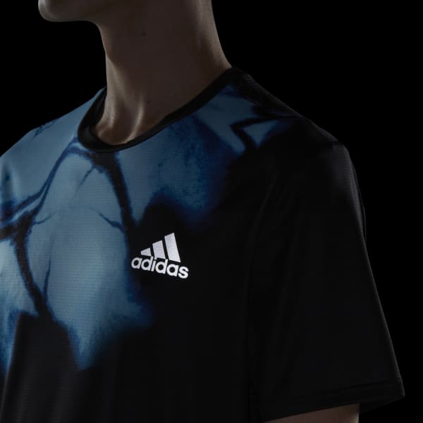 adidas Fast Graphic T shirt Zwart adidas Offici le Shop