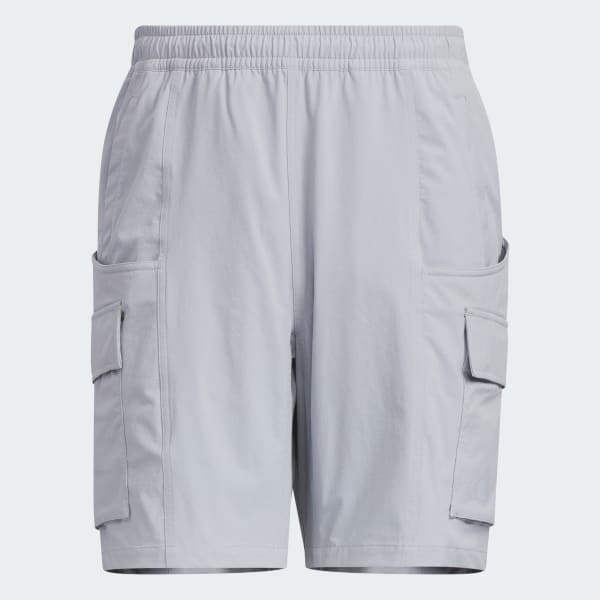 グレー シティエスケープ ルーズフィット ストレッチウーブン カーゴショーツ