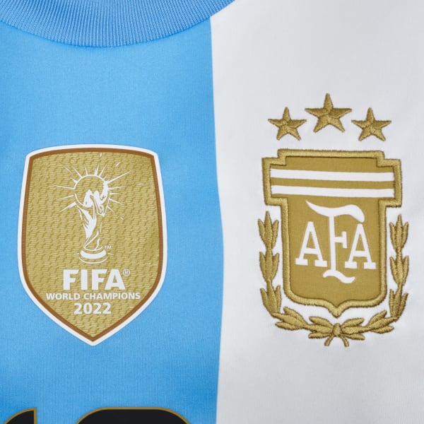 Blanco Camiseta Titular Argentina 24 Messi