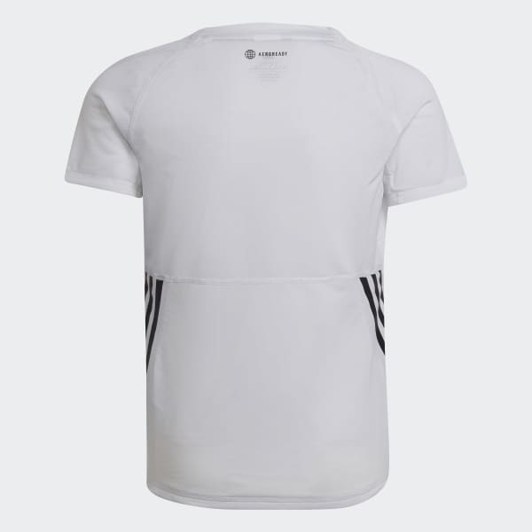 Blanco Camiseta de Entrenamiento AEROREADY 3 Rayas