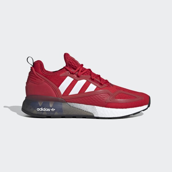 Red ZX 2K Boost Shoes KZW62