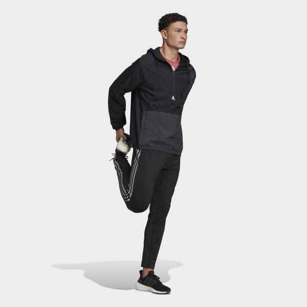 Black Training 1/2-Zip Colourblock Track Top BVS54