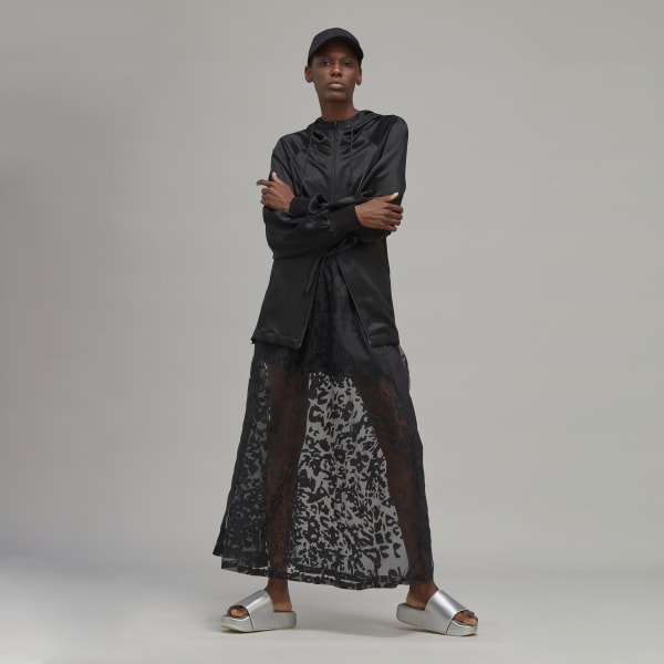 Negro Falda Sheer Leopardo CX926