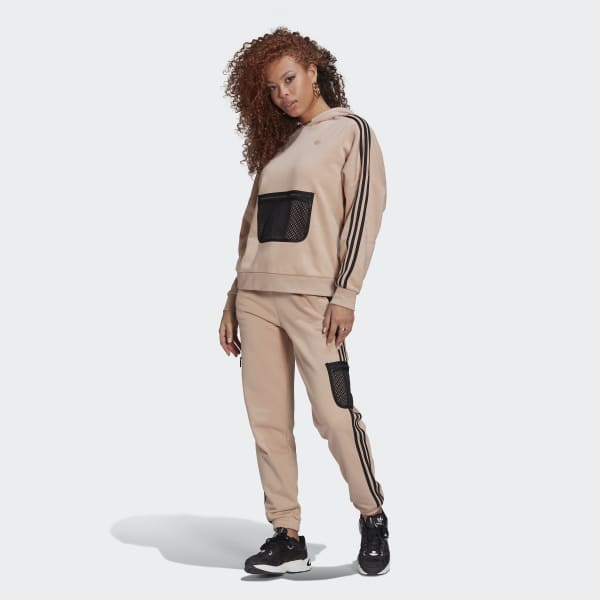 Bezowy Cuffed Pants SS815