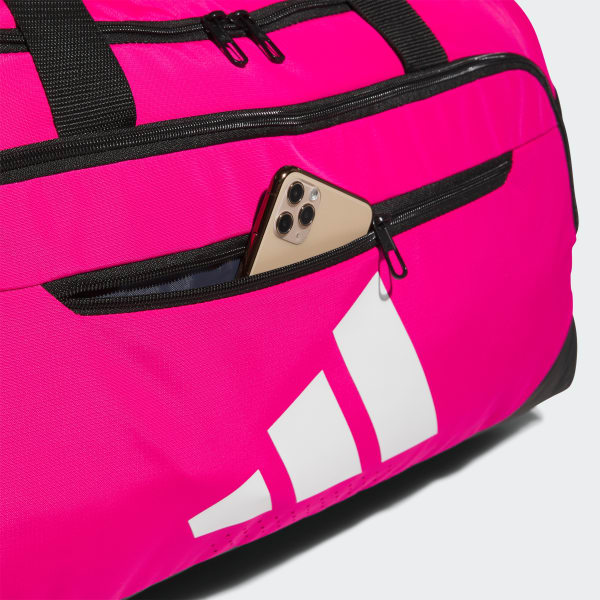 adidas Defender 5 Medium Duffel Bag - Pink | Free Shipping with