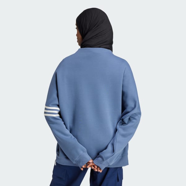 Adidas originals mock neck sweatshirt online