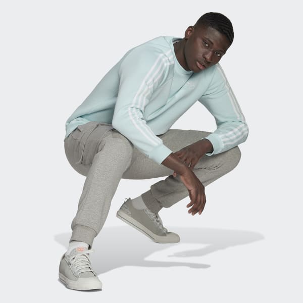 Blu Felpa adicolor Classics 3-Stripes Crew 14213