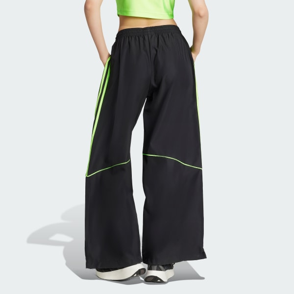 zwart Teamgeist Adicolor Oversized Woven Trainingsbroek