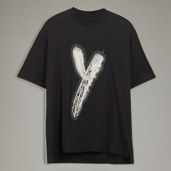 Sort Y-3 Graphic Logo Short Sleeve T-shirt