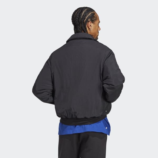 Black Premium Essentials Crinkle Nylon Jacket