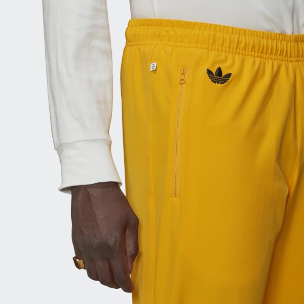 Adidas yellow clearance trousers