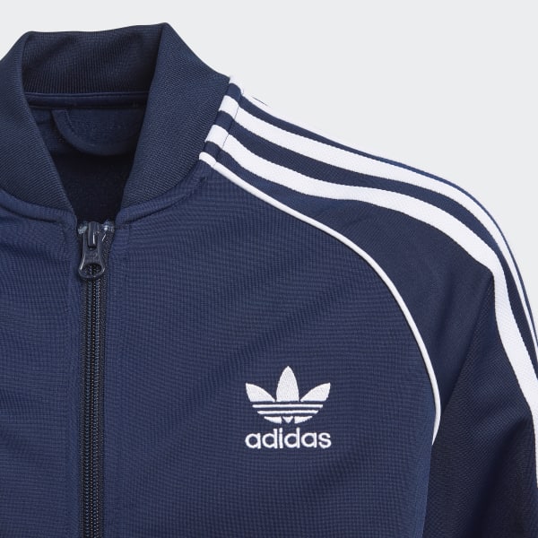 adidas sst track jacket navy blue