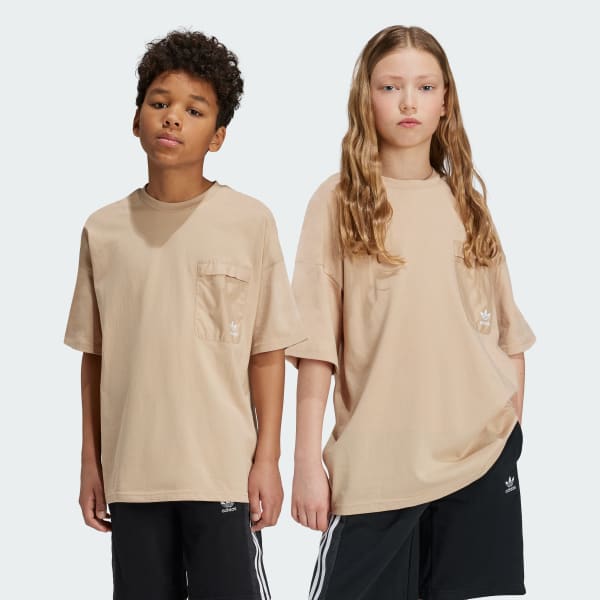 สีเบจ เสื้อยืดสำหรับเด็ก