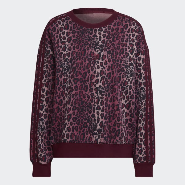 Bordowy Crew Sweatshirt BT325