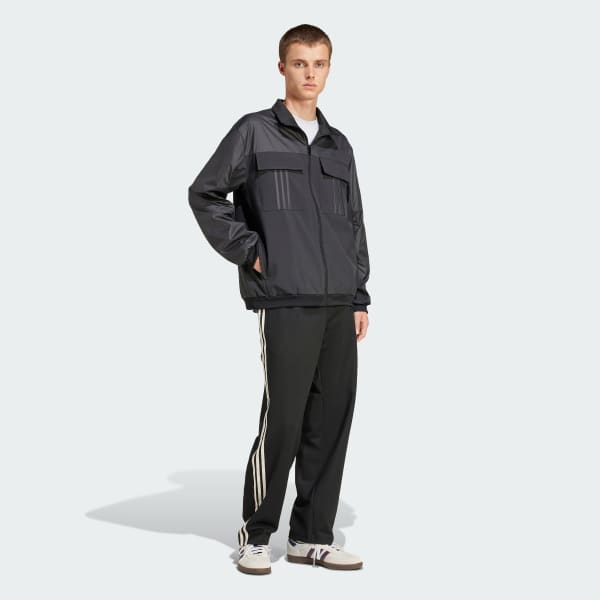 Black adidas Originals 70s Track Pants