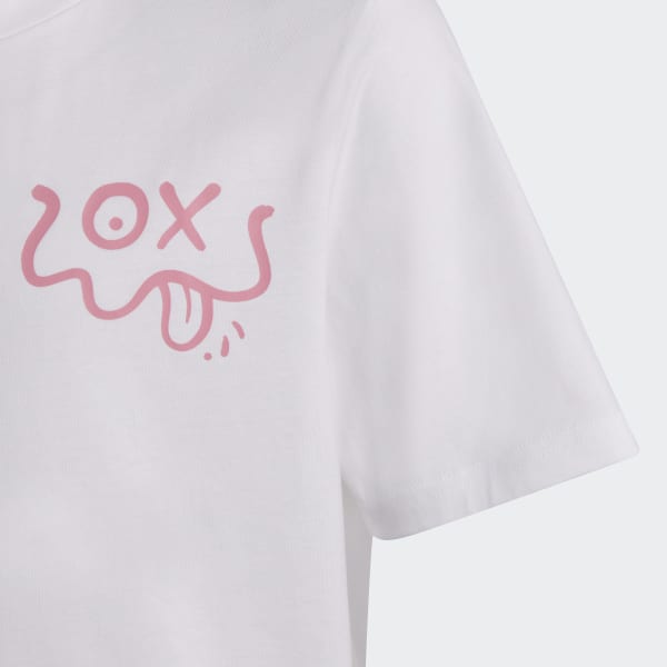 Bialy adidas Originals x André Saraiva Tee