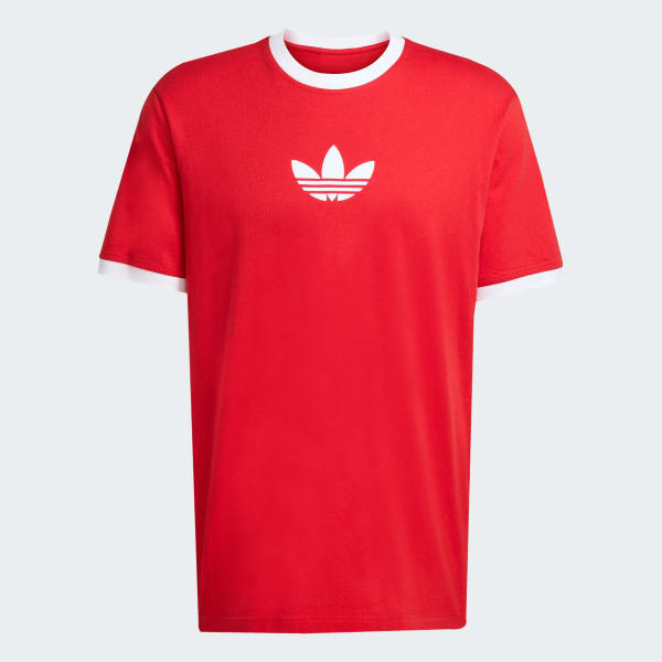 Red adidas Adicolor Loose 2000s Cali T-Shirt