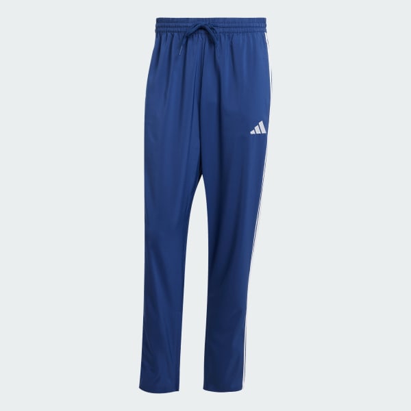Blu Pantaloni Essentials 3-Stripes Stanford Open Hem