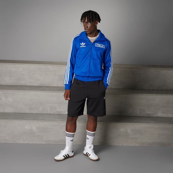 Azul Casaco Beckenbauer da Itália