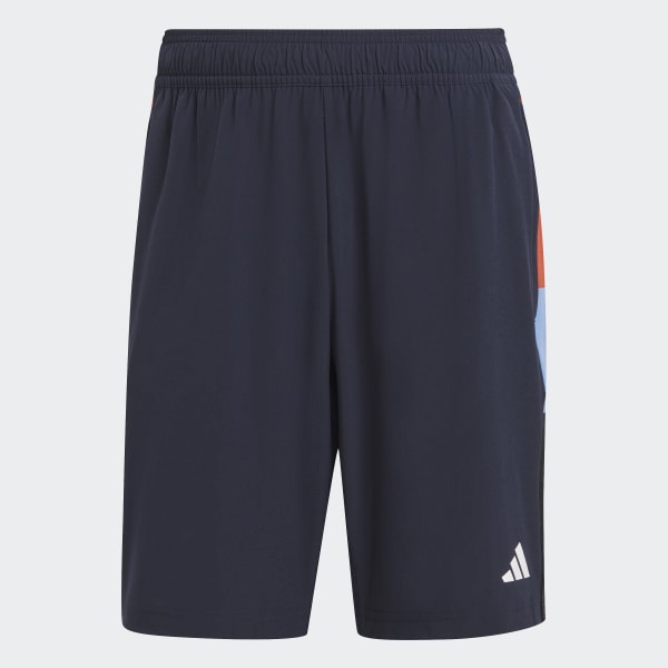 Blue Training Colorblock 3-Stripes Shorts