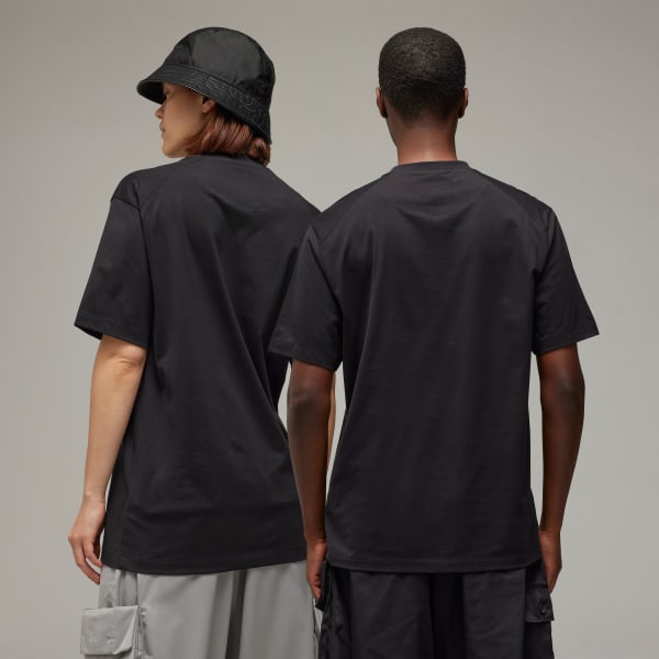 Black Y-3 Graphic Short Sleeve Tee
