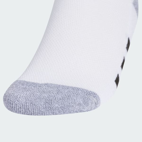Adidas Athletic Cushioned 6-Pack No-Show Socks Kids GLOBAL SHIPPING