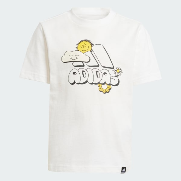 White Graphic Tee Kids