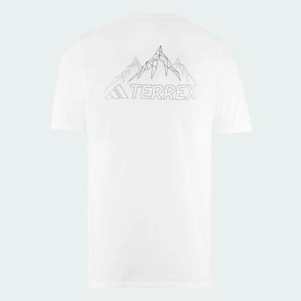 Branco Camiseta Estampada Terrex
