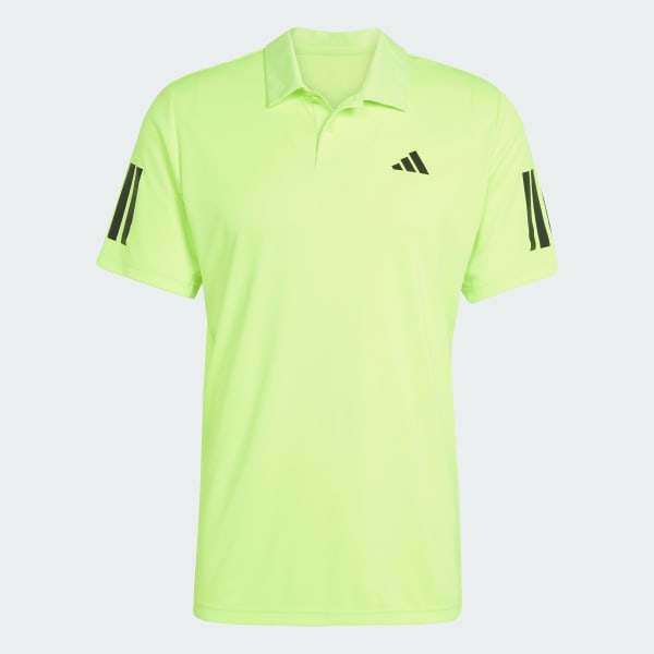 Green Club Tennis 3-Stripes Polo Shirt