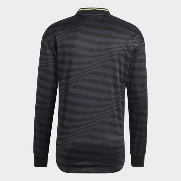 Negro Camiseta manga larga tercera equipación Real Madrid 22/23 Authentic