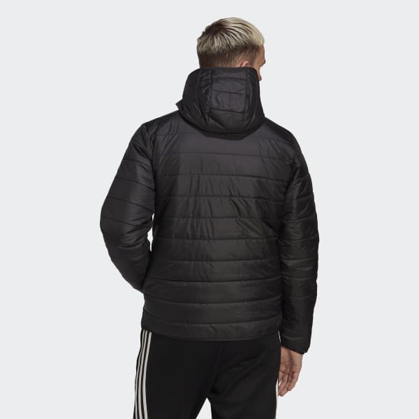 Μαύρο Padded Hooded Puffer Jacket TR720