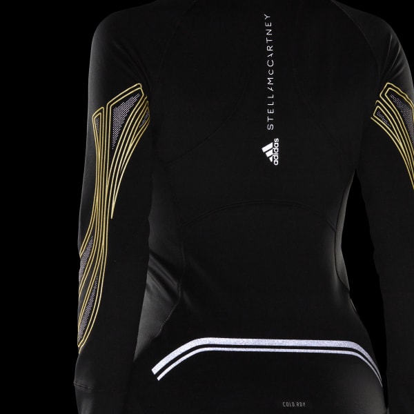 Svart adidas by Stella McCartney TruePace Running Long Sleeve COLD.RDY Track Jacket
