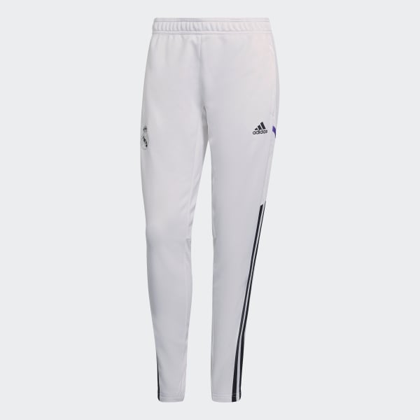 White Real Madrid Condivo 22 Training Tracksuit Bottoms CU024