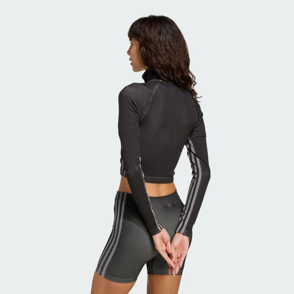 Preto Jaqueta sem costura Firebird