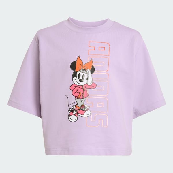 Violeta Playera Disney Minnie Mouse para Niños