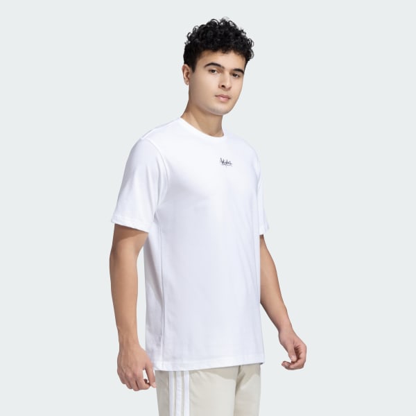 White adidas Lemon Graphic Tee