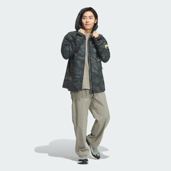 ACC グラフィティプリント ジャケット アディダス ADIDAS ナショナル ジオグラフィック ハイパイル